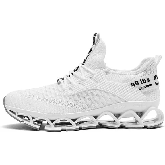 Women's White Running Walking Blade Sport  Tennis Athletic Sneakers Shoes - Picture 5 of 8